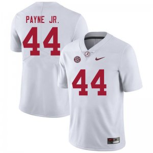 NCAA Men's Alabama Crimson Tide #44 Damon Payne Jr. Stitched College 2021 Nike Authentic White Football Jersey OZ17T28VH